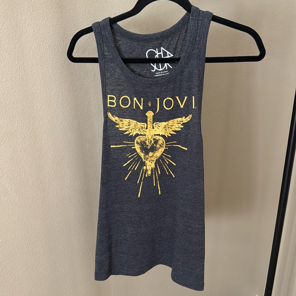 Chaser Bon Jovi tank women’s size M